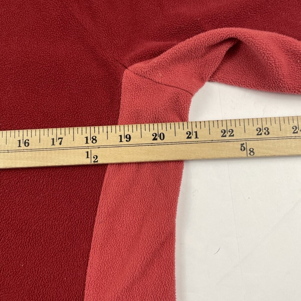 Columbia 1/4 Zip Fleece Pullover Women’s XL Sweater Lightweight Hiking Red Pink - Picture 4 of 7